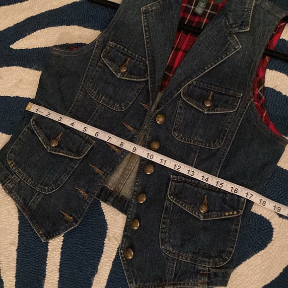 Lauren Jeans co. Ralph Lauren denim vest - Picture 11 of 11